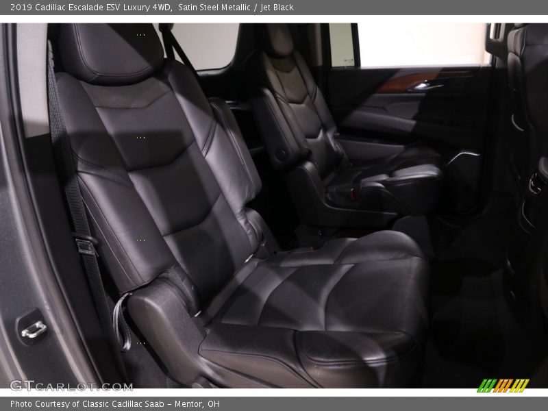 Satin Steel Metallic / Jet Black 2019 Cadillac Escalade ESV Luxury 4WD
