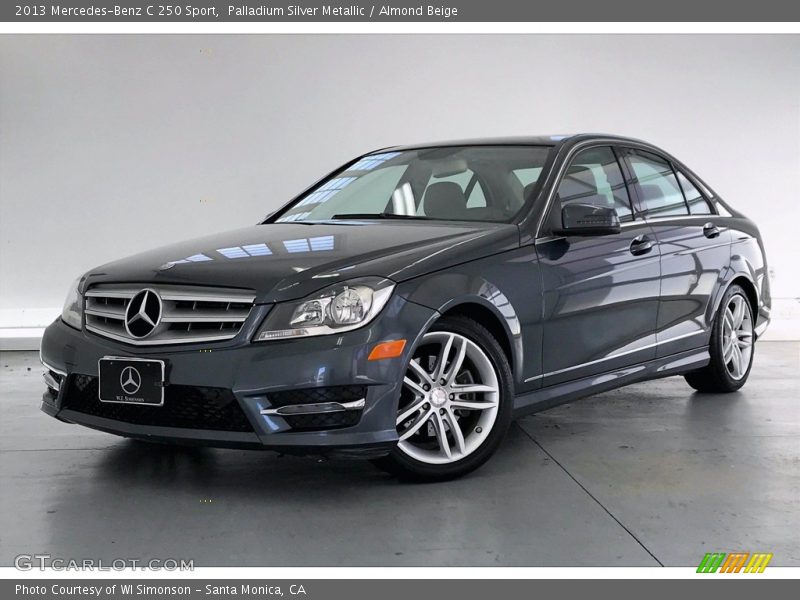 Palladium Silver Metallic / Almond Beige 2013 Mercedes-Benz C 250 Sport