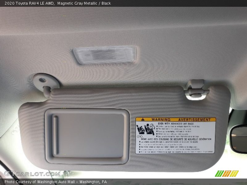 Magnetic Gray Metallic / Black 2020 Toyota RAV4 LE AWD