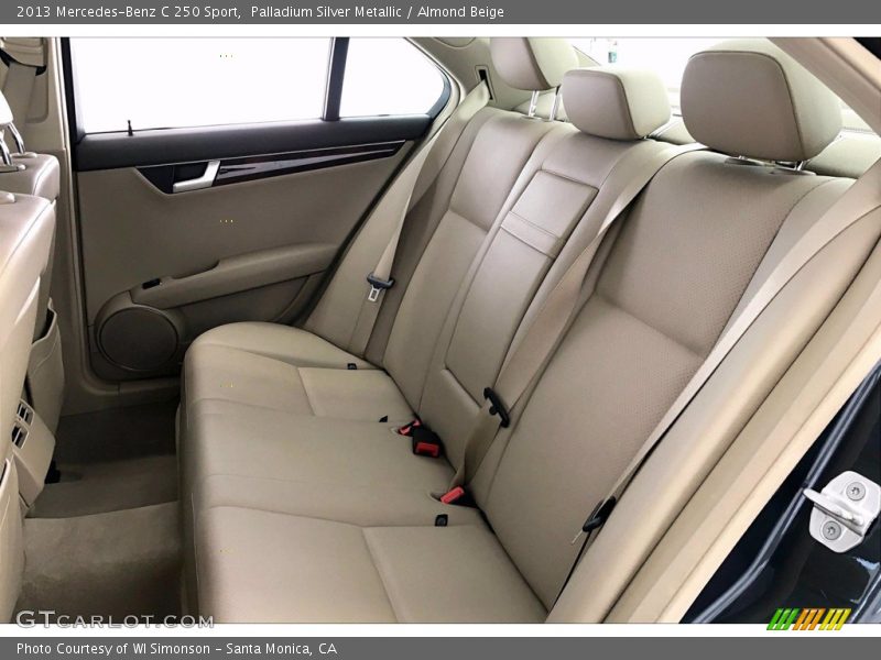 Palladium Silver Metallic / Almond Beige 2013 Mercedes-Benz C 250 Sport