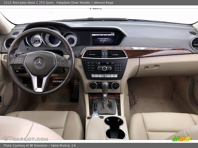 Palladium Silver Metallic / Almond Beige 2013 Mercedes-Benz C 250 Sport