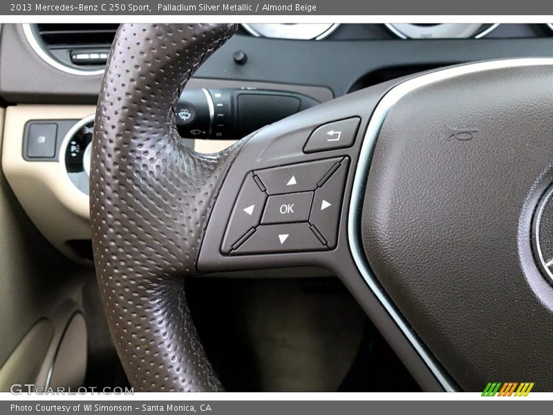 Palladium Silver Metallic / Almond Beige 2013 Mercedes-Benz C 250 Sport