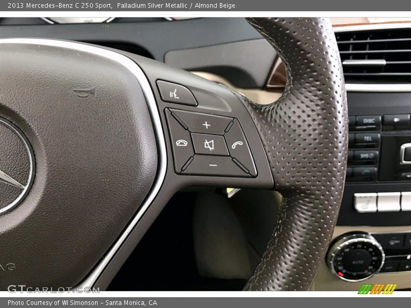 Palladium Silver Metallic / Almond Beige 2013 Mercedes-Benz C 250 Sport
