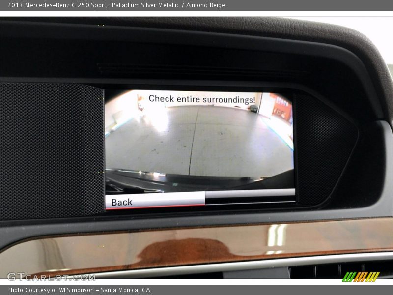 Palladium Silver Metallic / Almond Beige 2013 Mercedes-Benz C 250 Sport