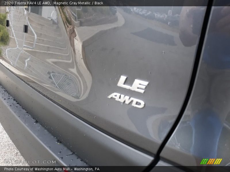 Magnetic Gray Metallic / Black 2020 Toyota RAV4 LE AWD