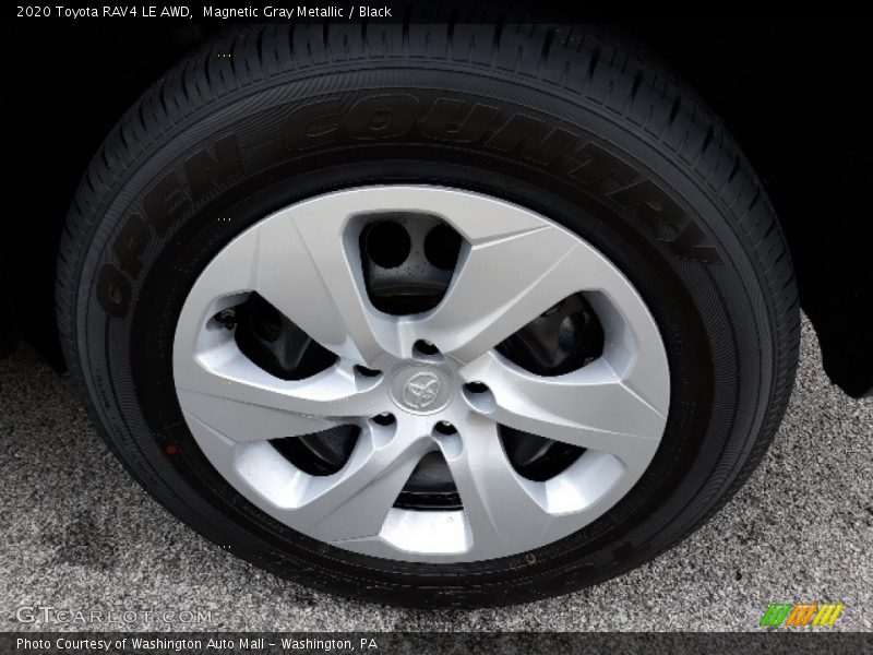 Magnetic Gray Metallic / Black 2020 Toyota RAV4 LE AWD