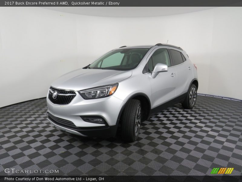 Quicksilver Metallic / Ebony 2017 Buick Encore Preferred II AWD