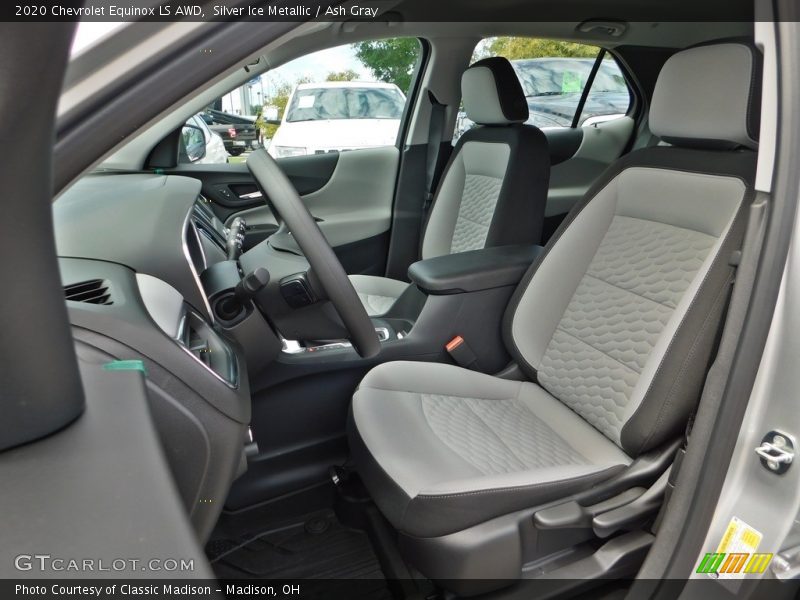 Silver Ice Metallic / Ash Gray 2020 Chevrolet Equinox LS AWD