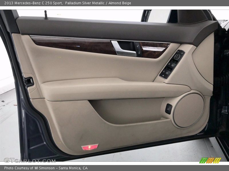 Palladium Silver Metallic / Almond Beige 2013 Mercedes-Benz C 250 Sport