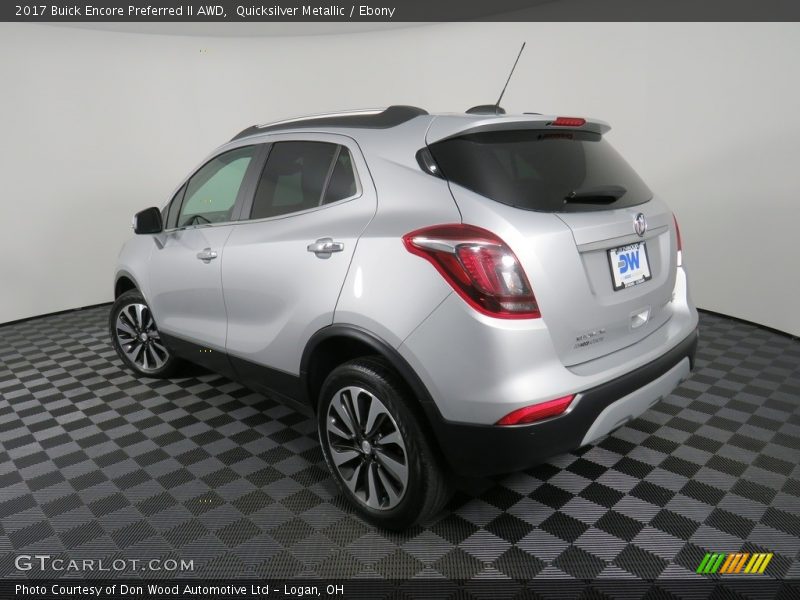 Quicksilver Metallic / Ebony 2017 Buick Encore Preferred II AWD
