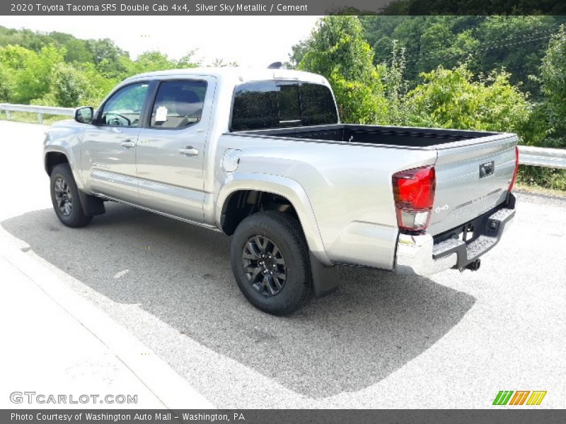 Silver Sky Metallic / Cement 2020 Toyota Tacoma SR5 Double Cab 4x4