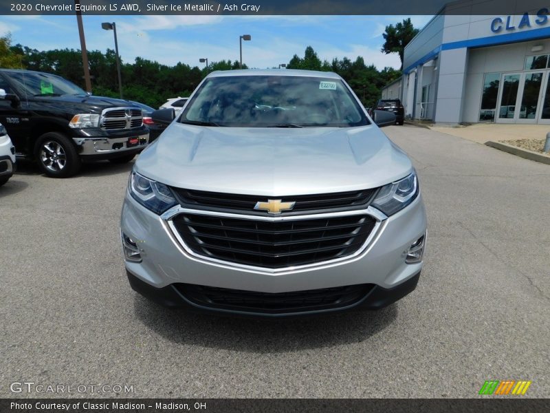 Silver Ice Metallic / Ash Gray 2020 Chevrolet Equinox LS AWD