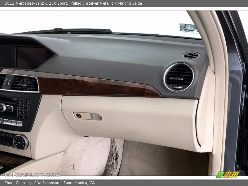 Palladium Silver Metallic / Almond Beige 2013 Mercedes-Benz C 250 Sport