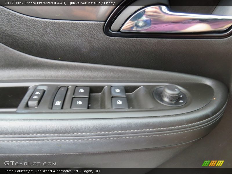 Quicksilver Metallic / Ebony 2017 Buick Encore Preferred II AWD