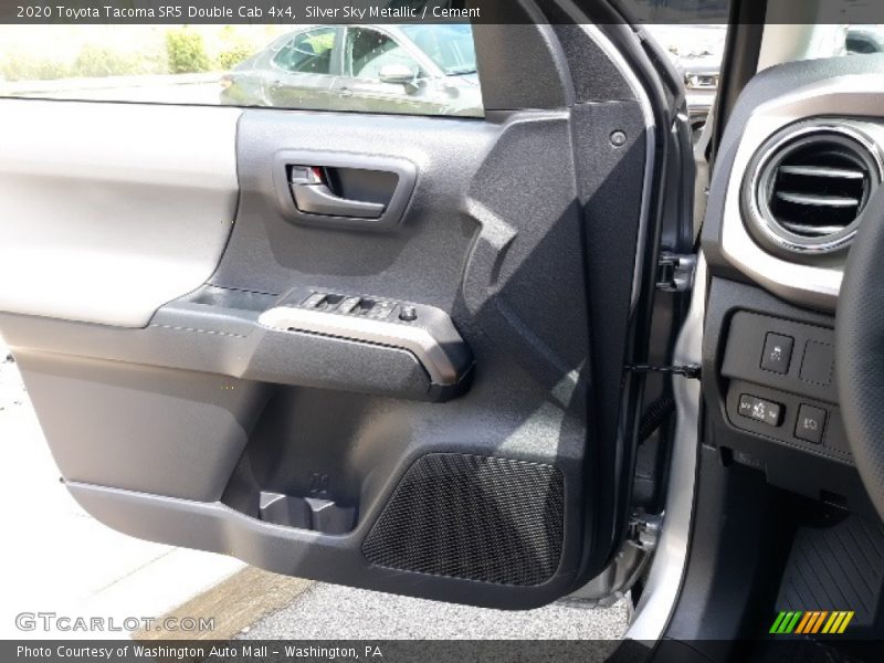 Silver Sky Metallic / Cement 2020 Toyota Tacoma SR5 Double Cab 4x4
