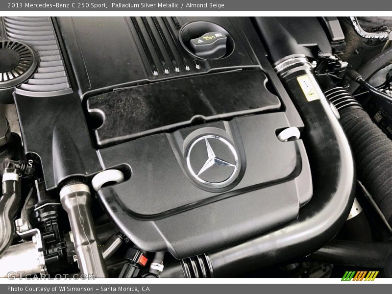 Palladium Silver Metallic / Almond Beige 2013 Mercedes-Benz C 250 Sport