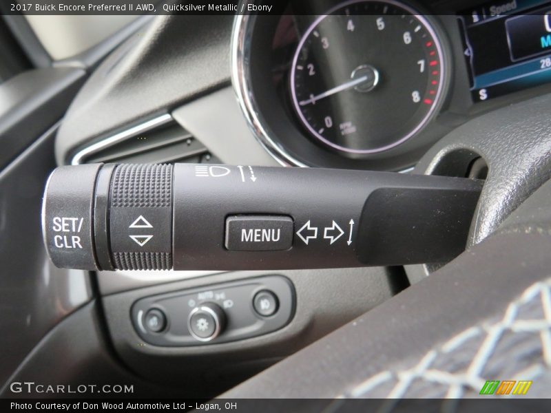 Quicksilver Metallic / Ebony 2017 Buick Encore Preferred II AWD