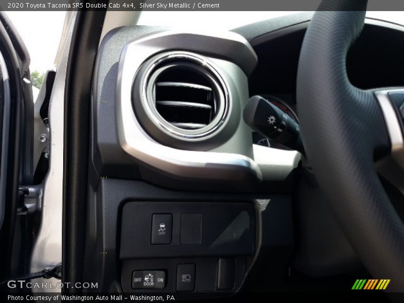 Silver Sky Metallic / Cement 2020 Toyota Tacoma SR5 Double Cab 4x4