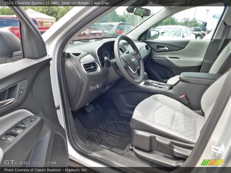 Silver Ice Metallic / Ash Gray 2020 Chevrolet Equinox LS AWD