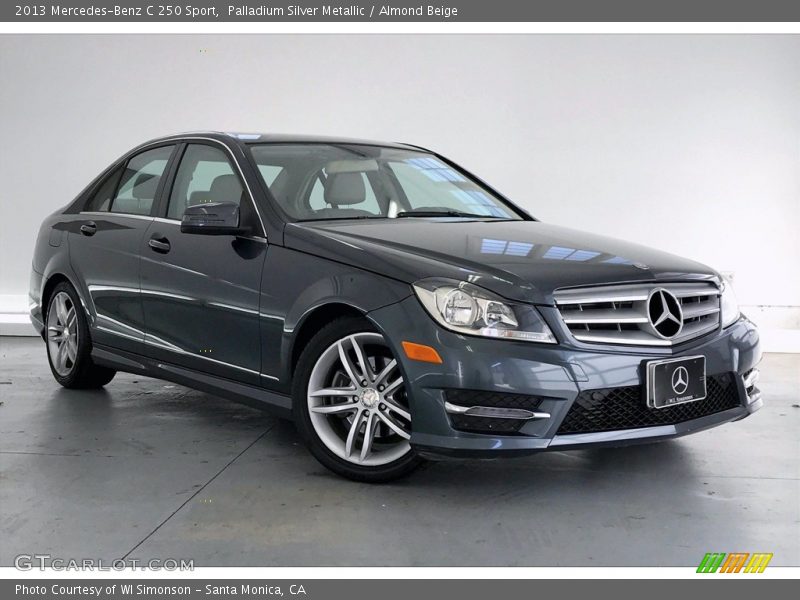 Palladium Silver Metallic / Almond Beige 2013 Mercedes-Benz C 250 Sport