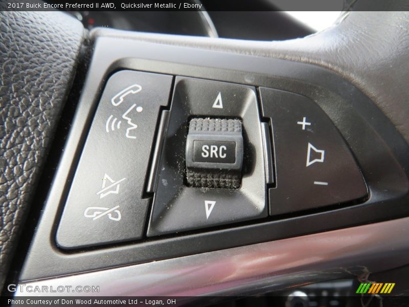 Quicksilver Metallic / Ebony 2017 Buick Encore Preferred II AWD