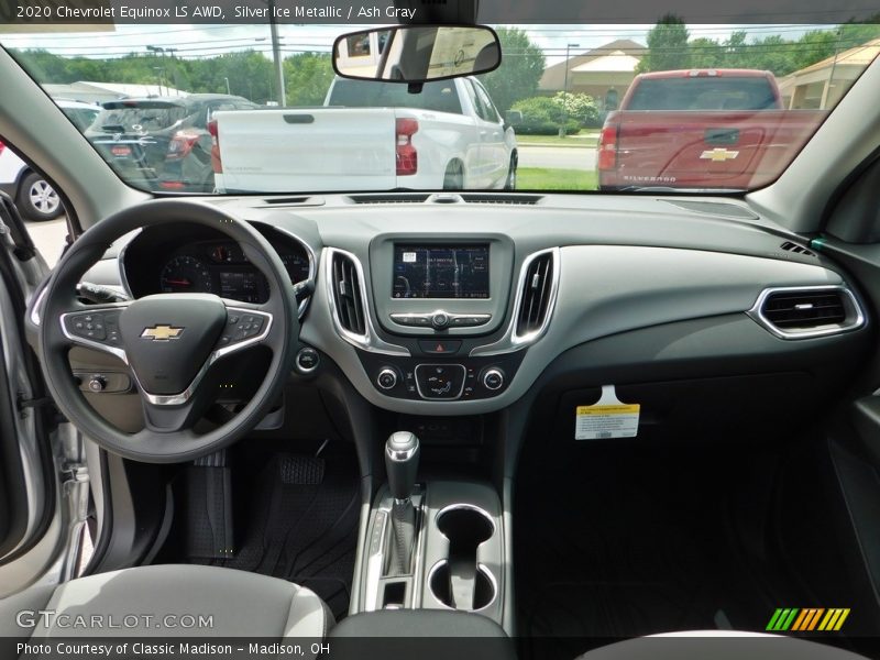 Silver Ice Metallic / Ash Gray 2020 Chevrolet Equinox LS AWD