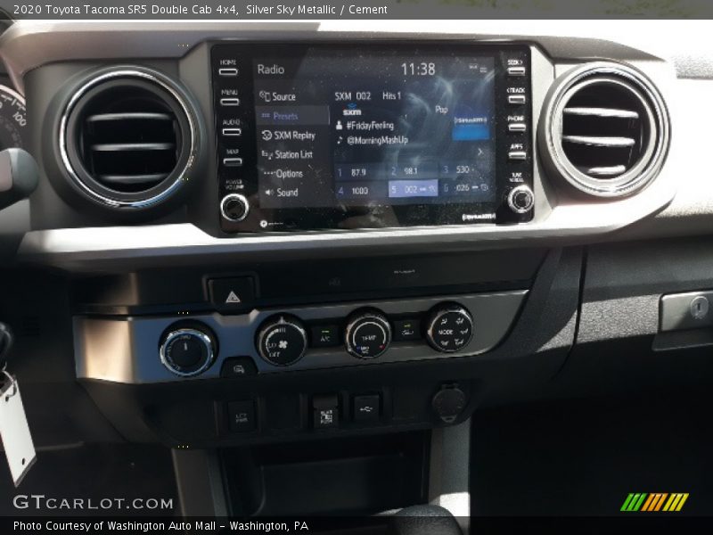 Silver Sky Metallic / Cement 2020 Toyota Tacoma SR5 Double Cab 4x4