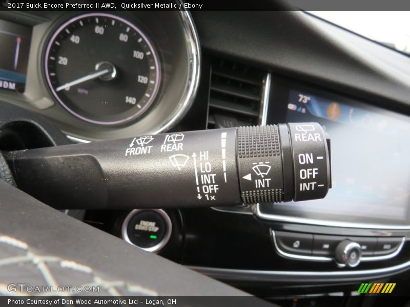 Quicksilver Metallic / Ebony 2017 Buick Encore Preferred II AWD