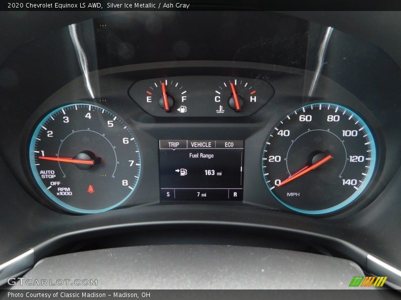 Silver Ice Metallic / Ash Gray 2020 Chevrolet Equinox LS AWD