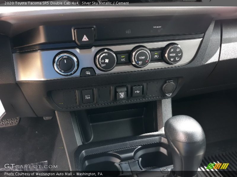 Silver Sky Metallic / Cement 2020 Toyota Tacoma SR5 Double Cab 4x4