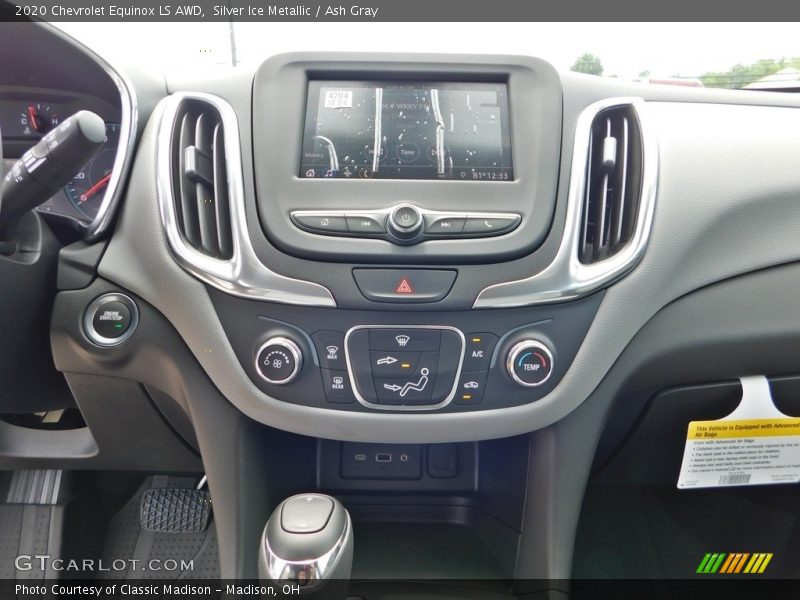 Silver Ice Metallic / Ash Gray 2020 Chevrolet Equinox LS AWD