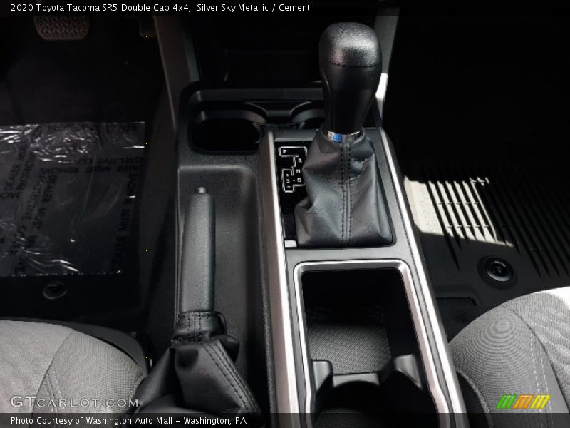 Silver Sky Metallic / Cement 2020 Toyota Tacoma SR5 Double Cab 4x4