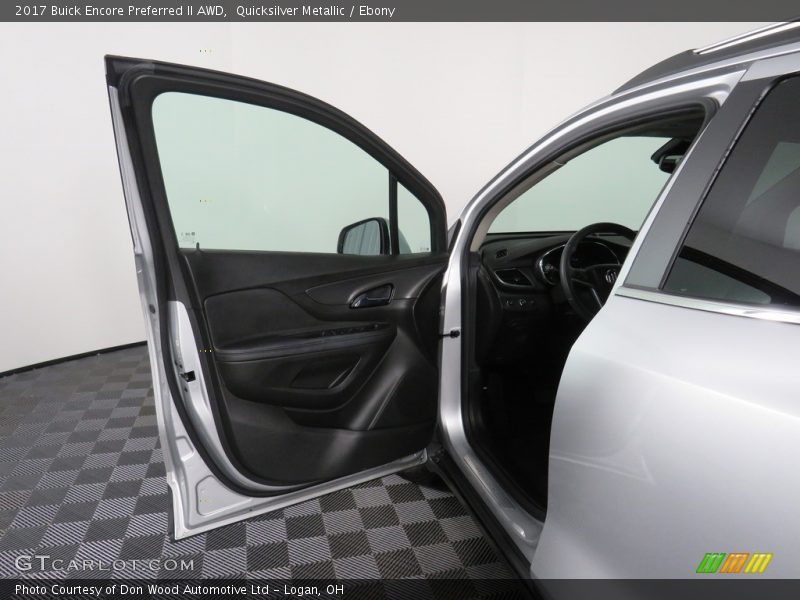 Quicksilver Metallic / Ebony 2017 Buick Encore Preferred II AWD