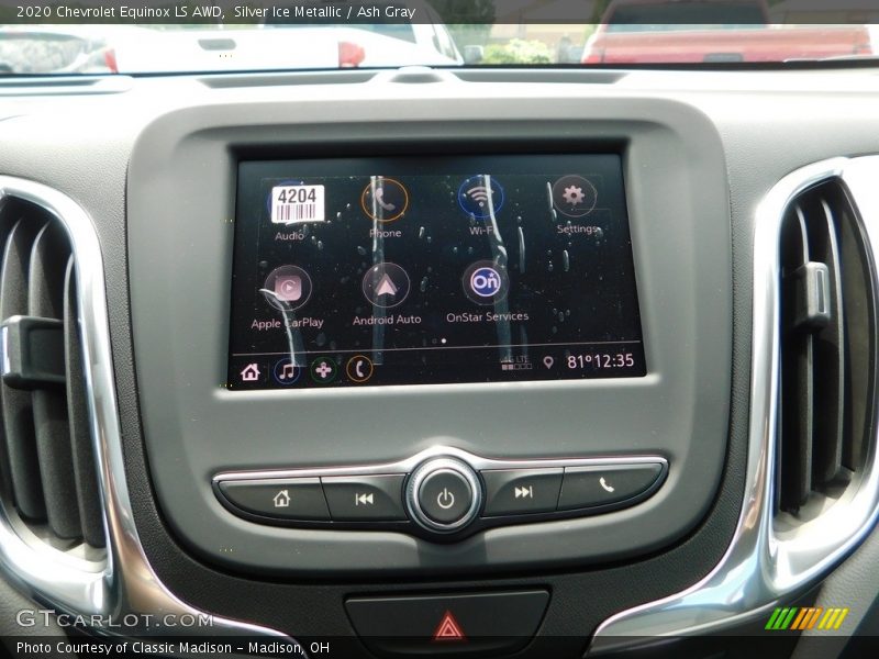 Silver Ice Metallic / Ash Gray 2020 Chevrolet Equinox LS AWD