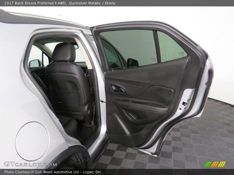 Quicksilver Metallic / Ebony 2017 Buick Encore Preferred II AWD