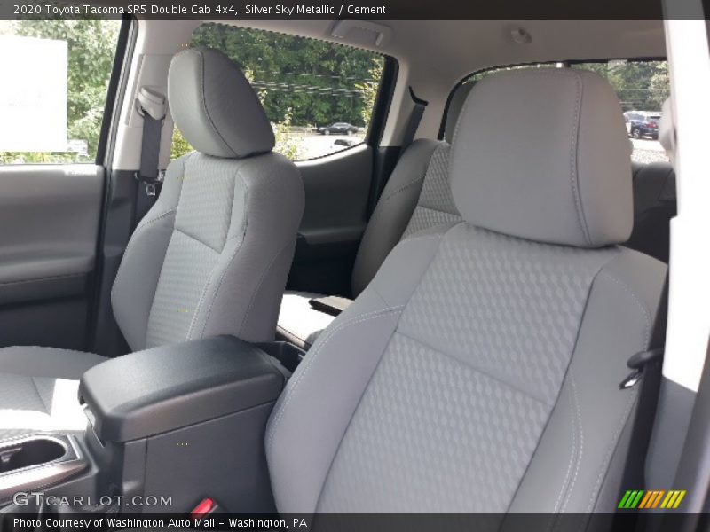 Silver Sky Metallic / Cement 2020 Toyota Tacoma SR5 Double Cab 4x4