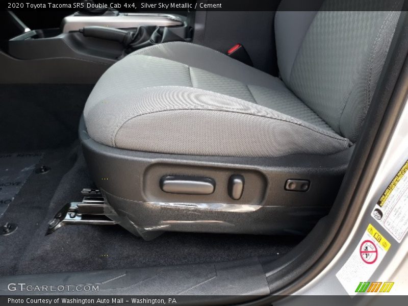 Silver Sky Metallic / Cement 2020 Toyota Tacoma SR5 Double Cab 4x4