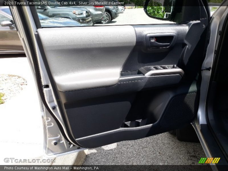 Silver Sky Metallic / Cement 2020 Toyota Tacoma SR5 Double Cab 4x4