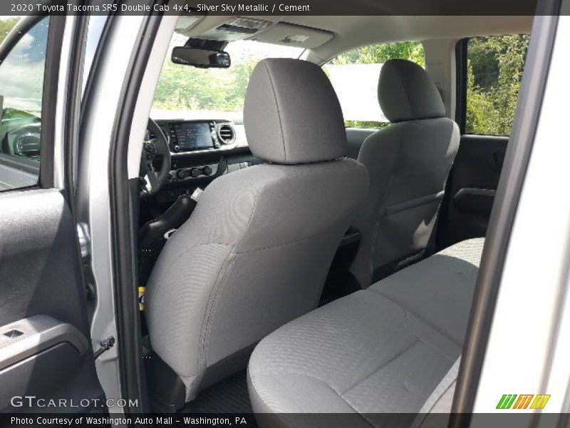 Silver Sky Metallic / Cement 2020 Toyota Tacoma SR5 Double Cab 4x4
