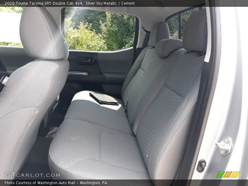 Silver Sky Metallic / Cement 2020 Toyota Tacoma SR5 Double Cab 4x4