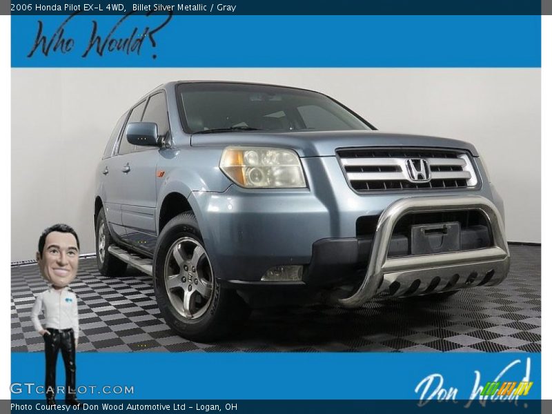 Billet Silver Metallic / Gray 2006 Honda Pilot EX-L 4WD