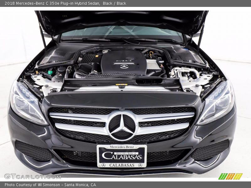 Black / Black 2018 Mercedes-Benz C 350e Plug-in Hybrid Sedan