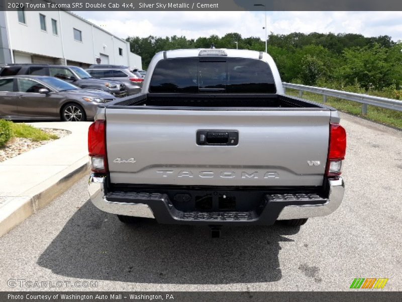 Silver Sky Metallic / Cement 2020 Toyota Tacoma SR5 Double Cab 4x4
