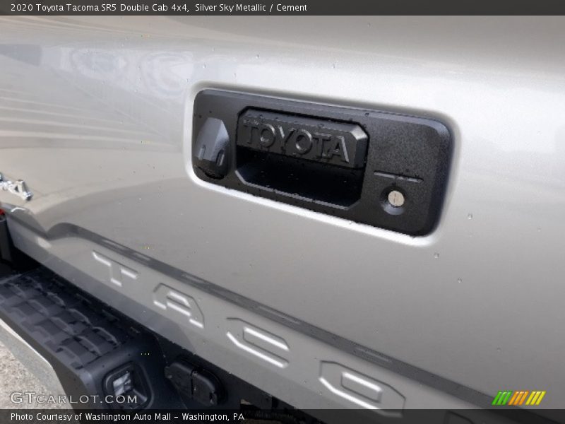 Silver Sky Metallic / Cement 2020 Toyota Tacoma SR5 Double Cab 4x4
