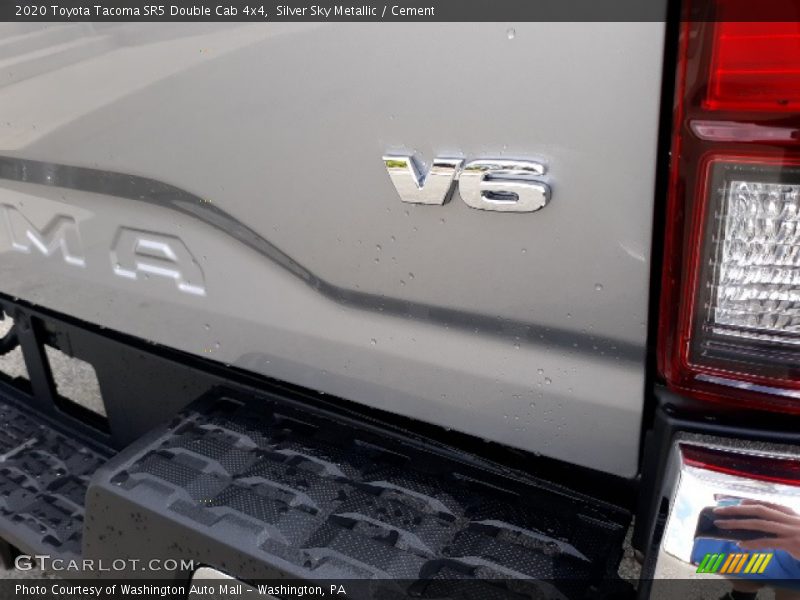 Silver Sky Metallic / Cement 2020 Toyota Tacoma SR5 Double Cab 4x4