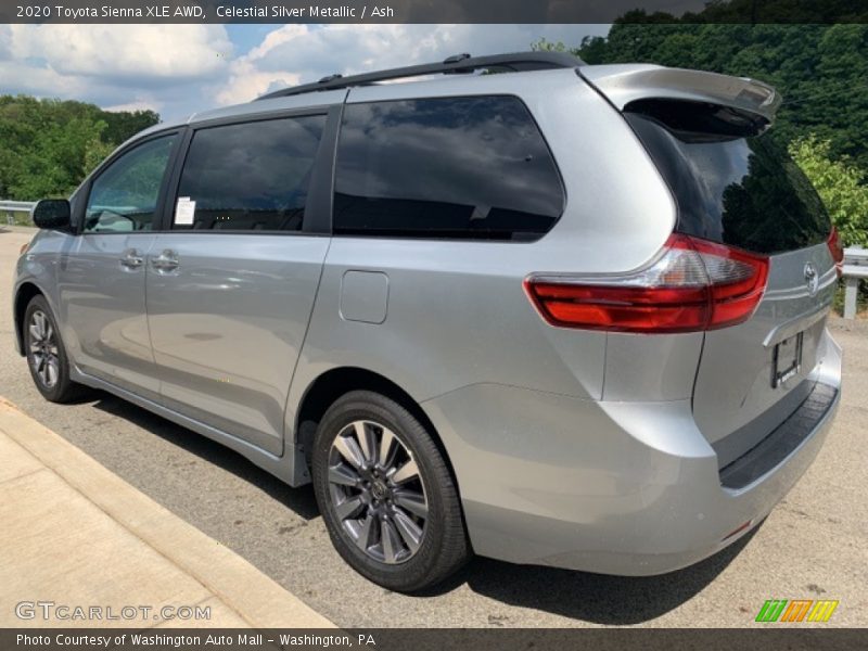 Celestial Silver Metallic / Ash 2020 Toyota Sienna XLE AWD