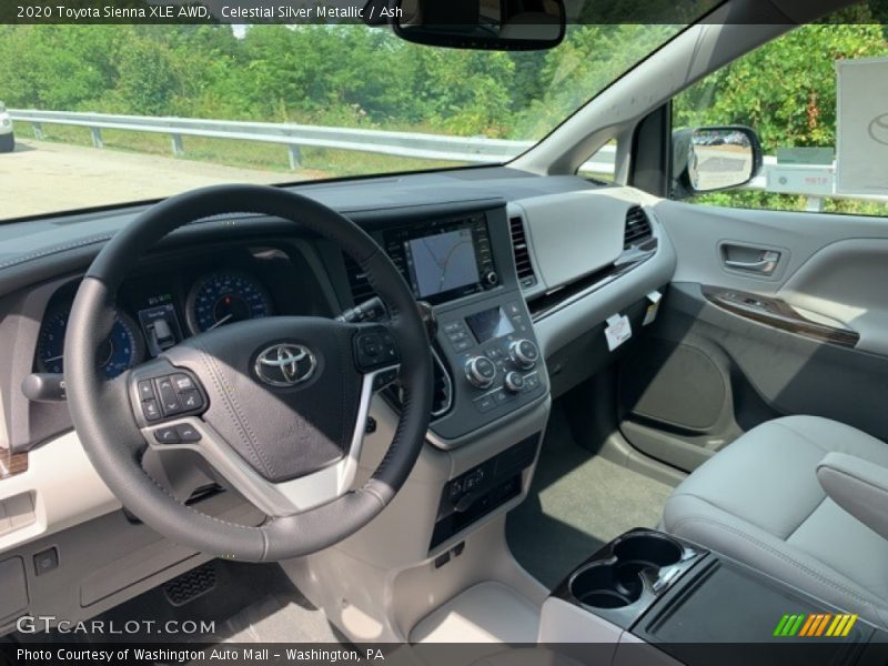 Celestial Silver Metallic / Ash 2020 Toyota Sienna XLE AWD