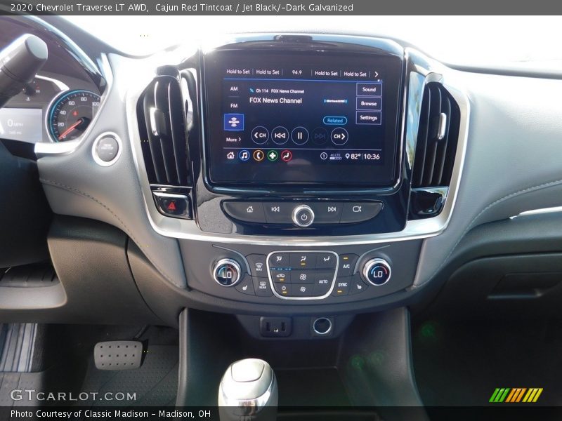 Cajun Red Tintcoat / Jet Black/­Dark Galvanized 2020 Chevrolet Traverse LT AWD