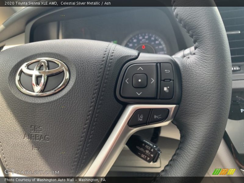 Celestial Silver Metallic / Ash 2020 Toyota Sienna XLE AWD