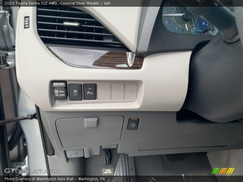 Celestial Silver Metallic / Ash 2020 Toyota Sienna XLE AWD